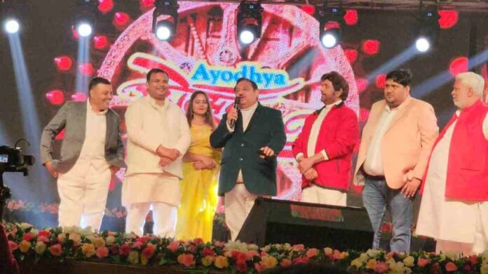 Ayodhya Bhojpuri Cine Award 2024, Pawan Singh Best Actor, Suryavansham Film Awards, Amrapali Dubey Best Actress, Nishant Ujjwal Producer, Rajneesh Mishra Director, Bhojpuri Cinema Honors, Ayodhya Cine Awards, Dinesh Lal Yadav Nirahua, Anjana Singh Badki Didi, Bhojpuri Film Awards, Bhojpuri Cinema 2024, Pawan Singh Akhiyan Mein Nasha Ba, Best Film Suryavansham, Stars of Bhojpuri Cinema,