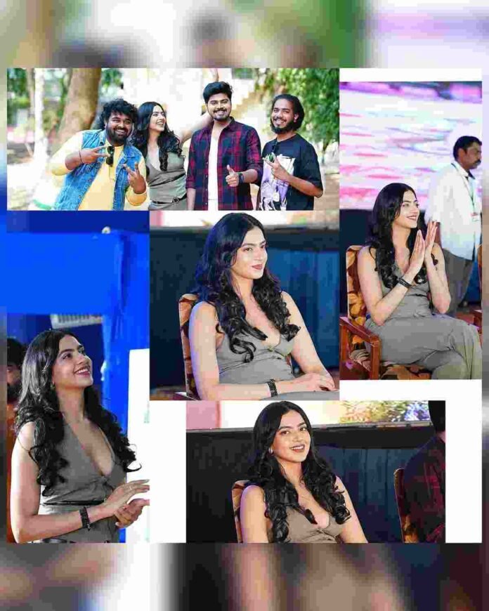 Kashika Kapoor Commands Attention In A Halter Neck PanSuit As She Promotes Her Tollywood Debut Film ‘Love You Father'